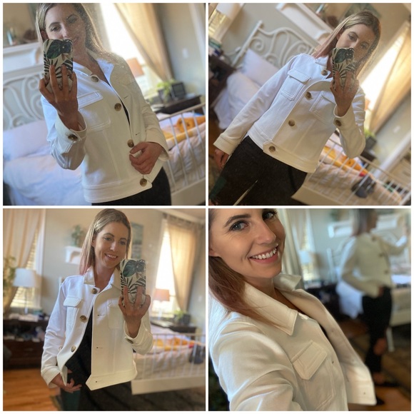 NWOT Chico’s White Blazer Jacket - Picture 11 of 12